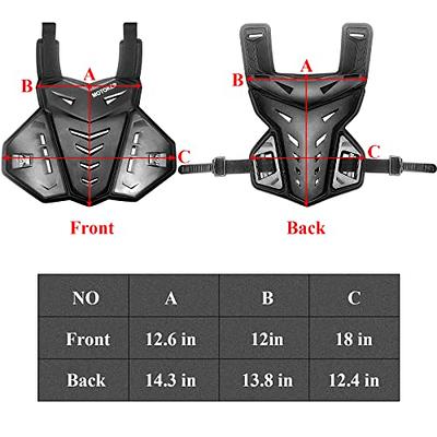 Kids Chest Protector, Dirt Bike Motorcycle Motocross Protective Armor, Youth Riding Biking Vest Jacket, Full Body Back Spine Armor Gear Guard