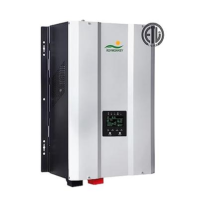 1500W Solar Hybrid Inverter DC12V AC230V 80A MPPT Solar Charger DC130-430V  Input