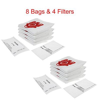 Miele Hyclean 3D Efficiency Dust Bag, Type FJM, 8 Bags & 4 Filters