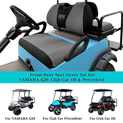 Yamaha Drive / G29 Black Vinyl Golf Cart Seat Cover Set