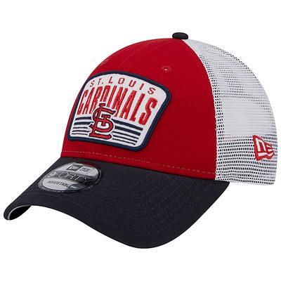 New Era Men's St. Louis Cardinals Clubhouse Red 39Thirty Alternate Stretch  Fit Hat