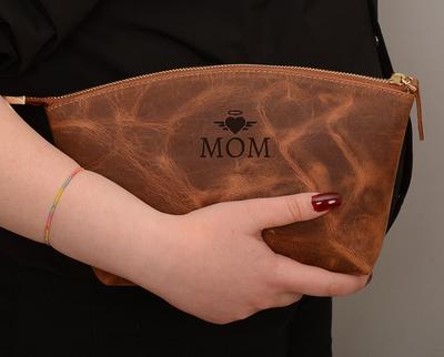 Monogram Mens Leather Toiletry Bag