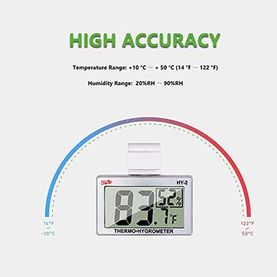 ZILLA Thermometer-Hygrometer for Reptile Terrariums, Digital