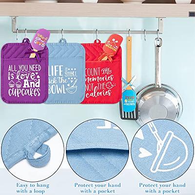 Life is Short Lick the Spoon Oven Mitt Set of 2 