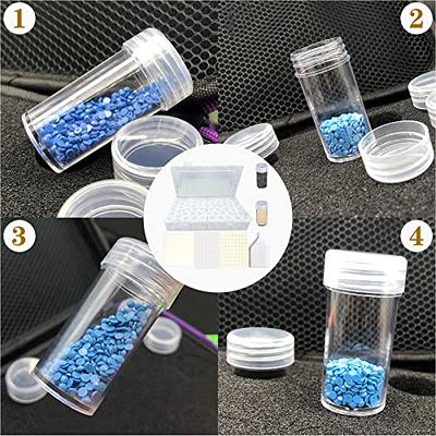 2 oz Plastic Containers with Lids 60pcs Plastic Jars with Lids + 3