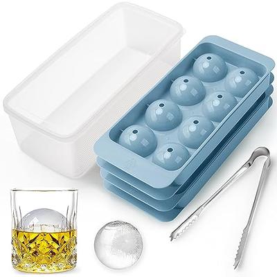 Wholesale 4 Pack 2 Large Round Ice Cube Ball Maker Molds Whiskey Stones -  at 