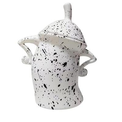 Teapot with Attitude, Food Canisters Stylish Multi Purpose PVC Drop  Resistant with Lids for Halloween (Purple)