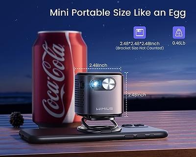 Mini Projector with Android TV, DLP and Rechargeable Battery, WiMiUS Pico  Pocket Portable Projector with WiFi Bluetooth, 360°Speaker, 1080P Support,  Wireless Smart Outdoor Projector for Phone/HDMI/USB - Yahoo Shopping