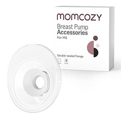 Momcozy Breast Pump Hands Free M5, Wearable Breast Pump of Baby Mouth  Double-Sealed Flange with 3 Modes & 9 Levels, Electric Breast Pump Portable  