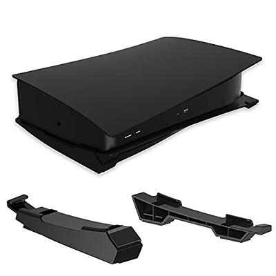 XBERSTAR PS5 Stand Replacement Vertical Stand with Screw for Playstation 5  Console Digital Edition and Disc Version (Black ps5 Base)
