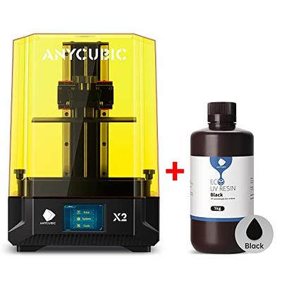 ANYCUBIC Photon Mono 2 and Water Washable 3D Printer Resin (Clear,500g),  Resin 3D Printer Bundle