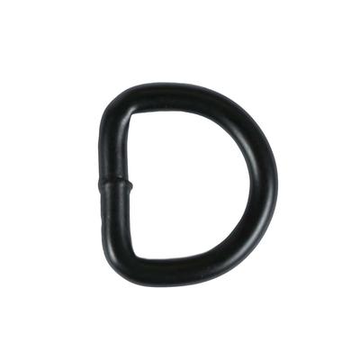 1 Inch Plastic D-Ring Black - Strapworks