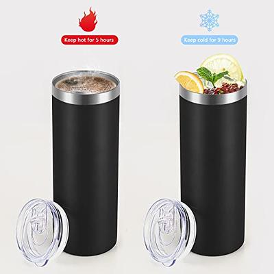 slim thin stainless steel vacuum insulated