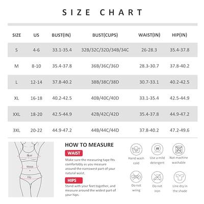 Feelingirl Women Deep V Bodysuit Slimming Body Shaper U Plunge Bra