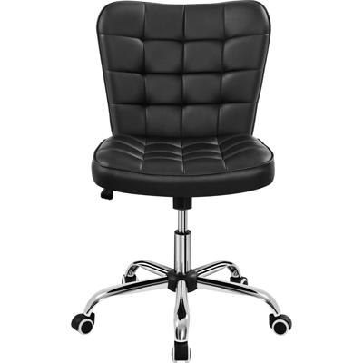 Mainstays Ergonomic Office Chair with Adjustable Headrest, Black Fabric, 275lb Capacity