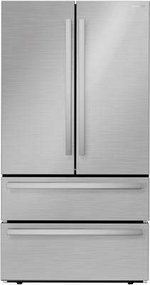 Cafe CYE22UP2MS1 36 Inch Stainless Steel Counter Depth French Door  Refrigerator