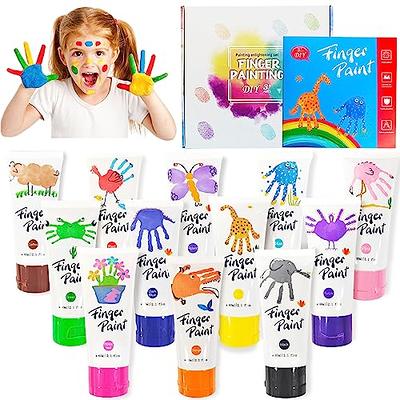 How to Make Finger Paints for Toddlers - Smiling Colors