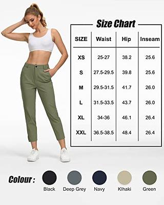 Capol Women's Golf Pants Petite Stretch Work Pants for Women Business  Casual High Waisted Ankle Pants with Pockets Green XL - Yahoo Shopping