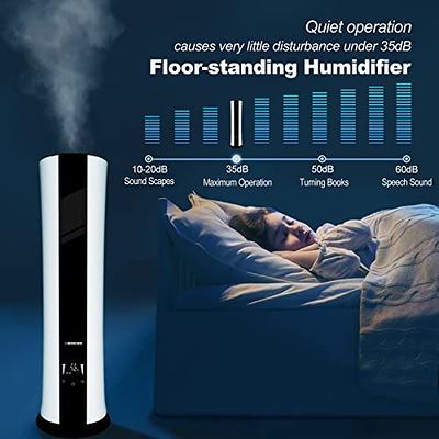 Oraimo Humidifiers for Bedroom Large Room, 6L Top Fill Cool and Warm Mist  Humidifier, Max 700ml/H, Automatic Smart Humidifier Efficient, Essential  Oil