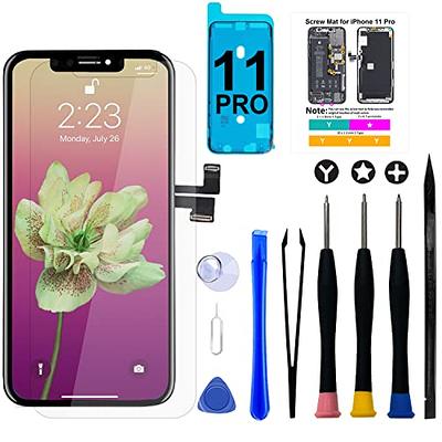 Brinonac for iPhone 11 Pro Screen Replacement Kit, 5.8 inch LCD Display 3D  Touch Screen Digitizer Frame Assembly Set with Repair Tools, Adhesive and  Tempered Glass - Yahoo Shopping