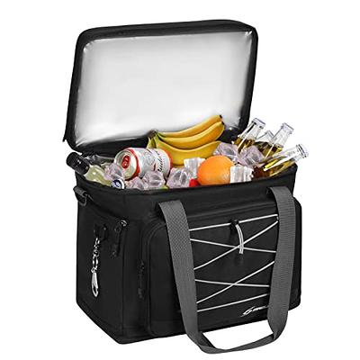 CleverMade Collapsible Cooler Bag: Insulated Leakproof & Maelstrom  Collapsible Soft Sided Cooler - 60 Cans Extra Large Lunch Cooler Bag  Insulated