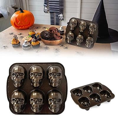 Nordic Ware Skull Pan, 6 Cavity