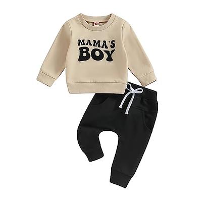 Boy's Christmas Style Outfit 2pcs, Hoodie & Jogger Pants Set, Kid's Clothes  For Spring Fall