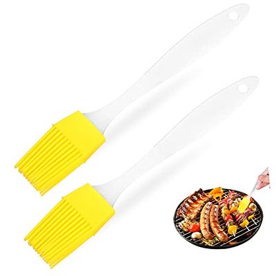 2pcs Silicone Pastry Brush Oil Brush Cookware Heat Resistant Non