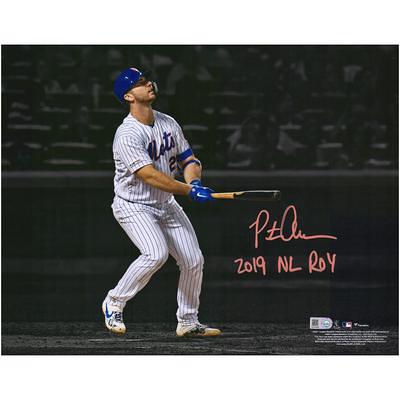 Pete Alonso New York Mets Autographed 8 x 10 Bat India