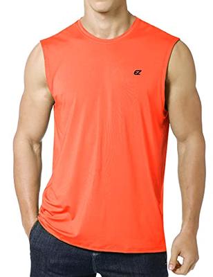 EZRUN Men's Quick Dry Sport Tank Top for Bodybuilding Gym Athletic