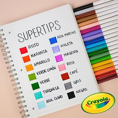 Crayola Super Tips Markers, Coloring Book Markers, 20 count - Yahoo Shopping