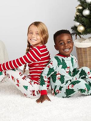 Simple Joys by Carter's Kids' Holiday Loose-fit Flame Resistant Fleece  Footed Pajamas