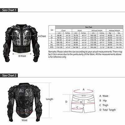MOTOKER Chest Protector Adult Dirt Bike Riding Armor Vest Back Protector  Motocross Motorcycle Racing (Black)