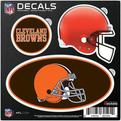 WinCraft Cleveland Browns NFL x Guy Fieri’s Flavortown 5.5'' 7.75'' Three-Pack Fan Decal Set