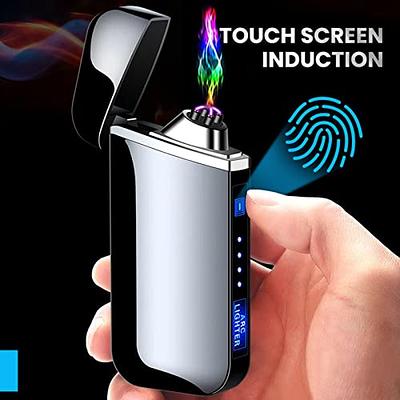 Extremus Blaze 360 Rechargeable Electric Lighters, Dual Arc Lighter,  Windproof Plasma Lighter, Waterproof Lighter, Flameless Lighter with  Whistle