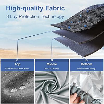 Top Cover Waterproof Anti-UV Kayak Boat Canopy Awning Sun Shade