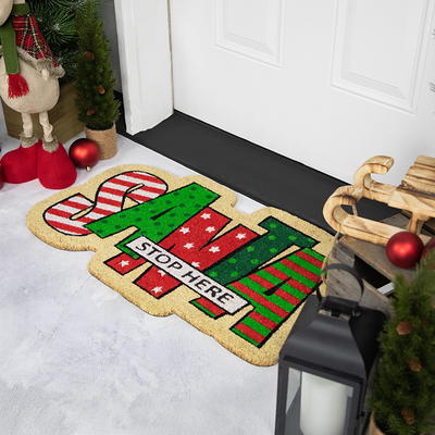 Santa's Favorite Outdoor Christmas Doormat