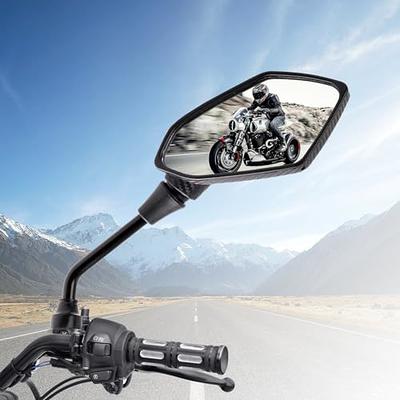 Universal Motorcycle Mirrors, AUTOXBERT Rearview Side Mirrors for
