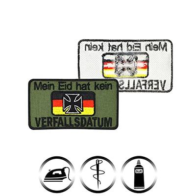  YLY Tactical Morale Embroidery Patches - 24pcs Embroidered  Military Funny Word Hook and Loop Patches for Caps, Bags, Backpacks, Gear,  Uniforms, and More with Velcro Attachment : Arts, Crafts & Sewing