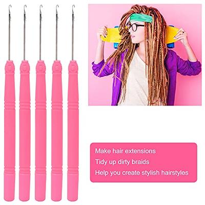 5pcs Crochet Needle, Crochet Hooks for Hair, Hair Crochet Hook