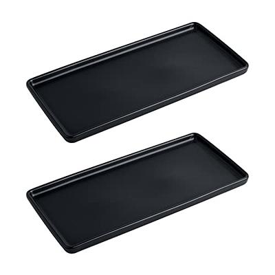 Spacewiser Countertop and Vanity Tray - 11.7 Shatterproof Bathroom Tray, Flexible Silicone Soap Tray for Kitchen, Toilet Tank Tray, Bathroom Trays