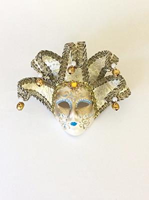 White Jollini Miniature Ceramic Venetian Mask - Yahoo Shopping