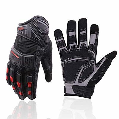 Heavy-Duty Work Gloves - Anti Slip Leather Work Gloves