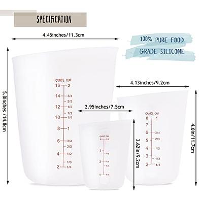 Silicone Measuring Cup With Scale-resin Mixing Cup-dispensing Cup
