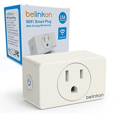 Etekcity Voltson Mini Smart WiFi Outlet Plug (10A), White - Yahoo