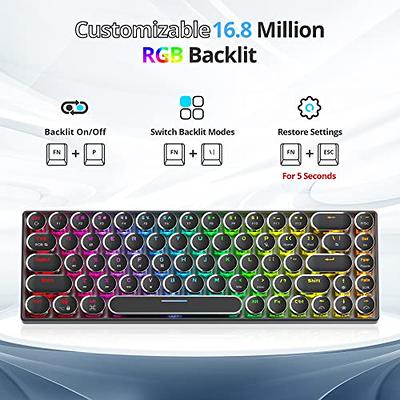 Wired 60% Mechanical Keyboard RGB Backlit Gaming Keyboard For Windows PC  PS4 MAC