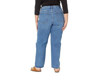 Hollister Co. Straight leg jeans - bright dark/dark-blue denim 