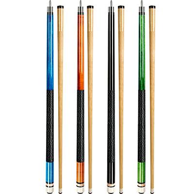 AKLOT Pool Cues  Set of 4 Pool Cue Sticks Made Canadian Maple