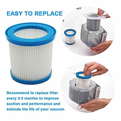 Replacement Vacuum Filter for Black & Decker CHV1410L Vacuums - 2 Pack