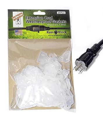 CordSafe Extension Cord Plug Protector & Safety Cover Water-Resistant  Outdoor Prevents Tripping Keep Cords Connected Black 1-Pack 2660 - The Home  Depot